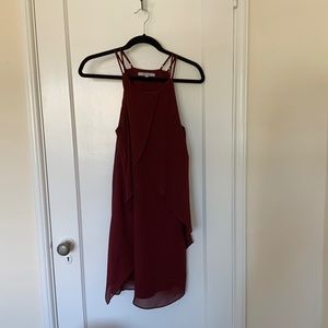 Maroon Dress - Naked Zebra